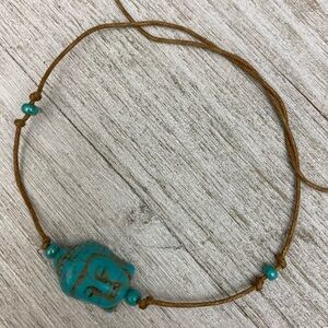 Custom buddha bracelet one or two slip knots or tie on